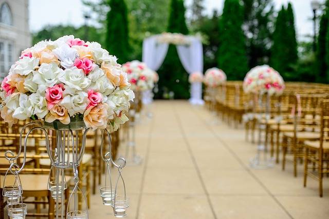 Fleurs et décoration pour mariage en partenariat avec Olivier Malingréau RMO